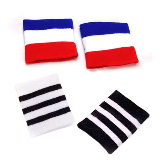 Muñequera Rayas Equipo De Protección Sweatband